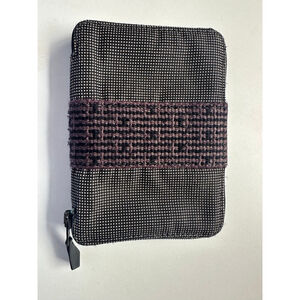 Vintage Hermès Paris Woven Canvas Zip Wallet